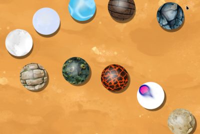 2d Spheres/Marbles/Balls with Rotation Animation Asset main cover image